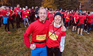 Christoffer van Woensel och Sara Larsson.